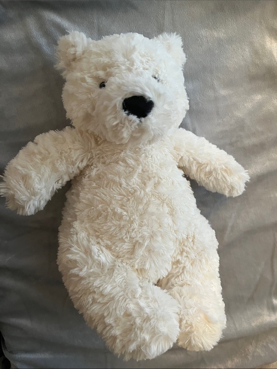 Jellycat Other - Jellycat Cream Fluffy Plush with Logo Tag